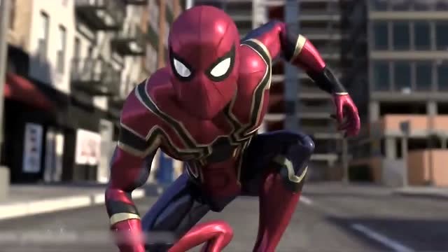 还原蛛蜘侠真实实力，痛打美队刚铁侠四人组免费观看