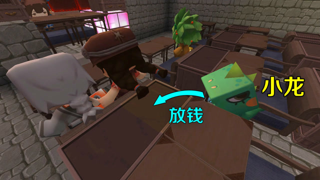 迷你世界故事：小龙偷偷往妮妮的书包里放钱，他觉得妮妮家好可怜免费观看