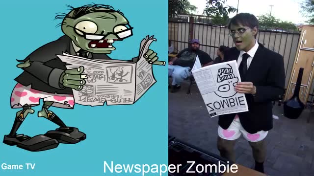 原来《植物大战僵尸》的僵尸，在现实中，是这样的！免费观看