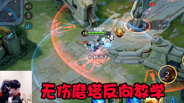 梦泪老虎无伤磨塔反向教学，防御塔：我的头可不是面团捏的免费观看