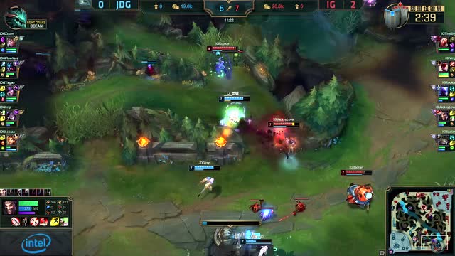 [巅峰时刻]下路小规模团战 JKL德莱文无情铁斧斩越塔杀三人免费观看