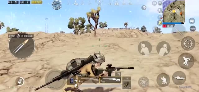 绝地求生：刺激战场，AMW在我手，局局能吃鸡免费观看