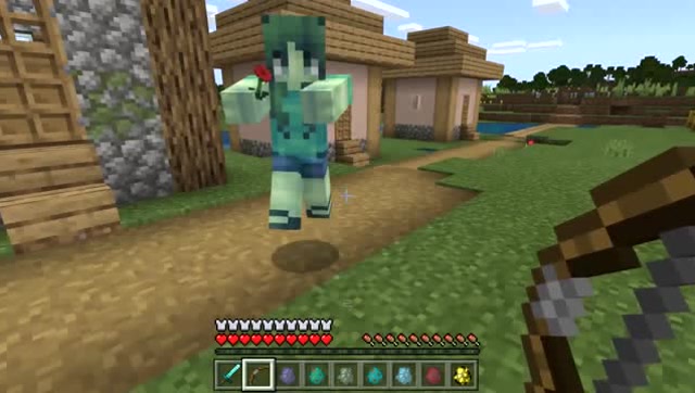 我的世界  教你如何让僵尸妹子对自己表白！免费观看