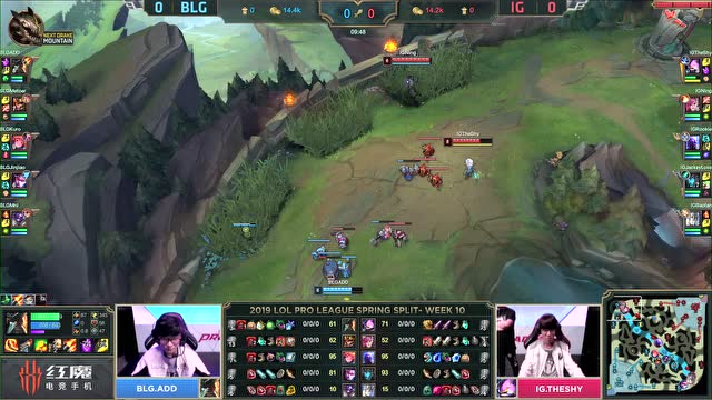 LPL春季赛比赛视频W10D2 BLG vs IG 第1场免费观看