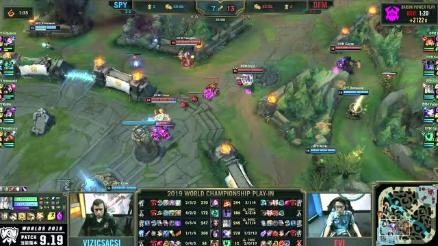 英雄联盟S9入围赛第3日第2场 SPY vs DFM免费观看