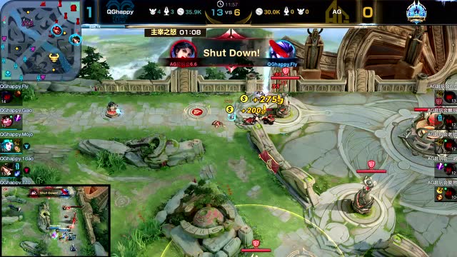 2019王者荣耀冬季冠军杯半决赛 AG超玩会 vs QGhappy 第2场免费观看