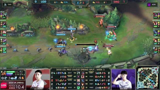2020LPL春季赛第2周第2日 DMO vs LGD 第2场免费观看