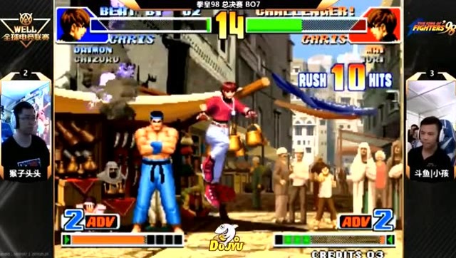 拳皇98总决赛 小孩战猴头 七连杀！小孩卫冕WELL全球电竞联赛冠军免费观看