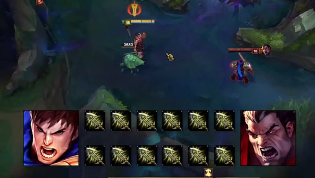 六无尽：诺克vs盖伦，一斧子过去游戏结束免费观看