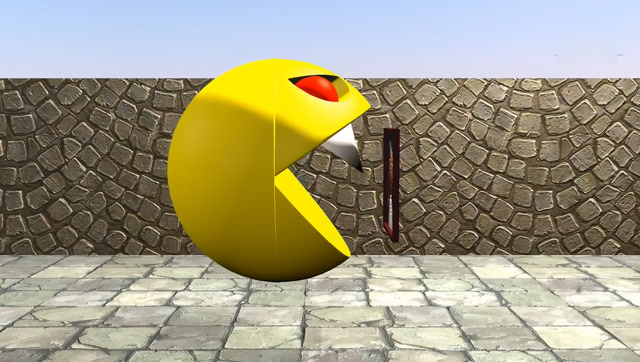 吃豆人VS恐怖奶奶，3D版动画免费观看