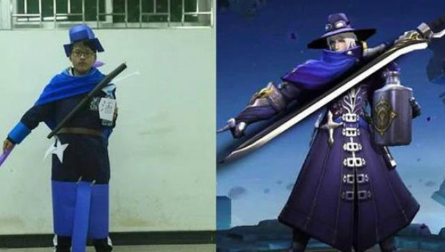 王者荣耀：一波辣眼睛的真人英雄COS，这范海辛李白不是来搞笑的？免费观看