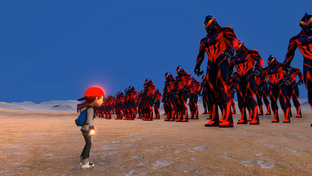 200名贝利亚奥特曼进攻城市，小祁前往阻拦，他能成功吗-史诗战争免费观看