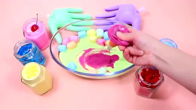 玩子君手作:用蜂蜜瓶做泥,搭配松软棉花糖,制作过程超级享受!