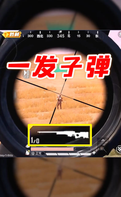 决赛圈扔掉所有装备，只留一发子弹竟然赢了！免费观看
