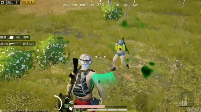 和平精英：绿绿的背景中狙击枪一鸣惊人免费观看