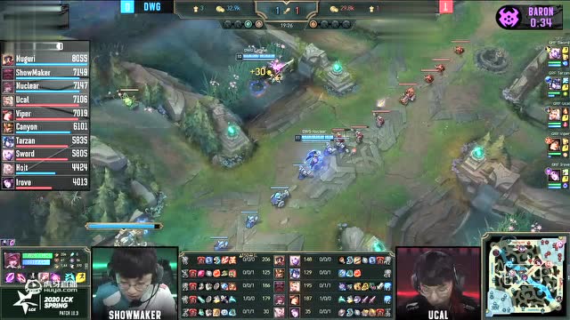 GRF vs DWG第二局-LCK第三周Day2 Cat柯基解说免费观看