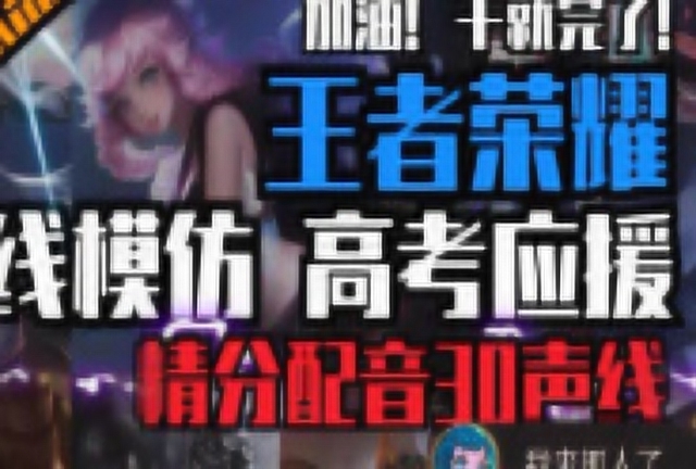 [高考加油]精分三十个王者英雄给你打气！？！免费观看