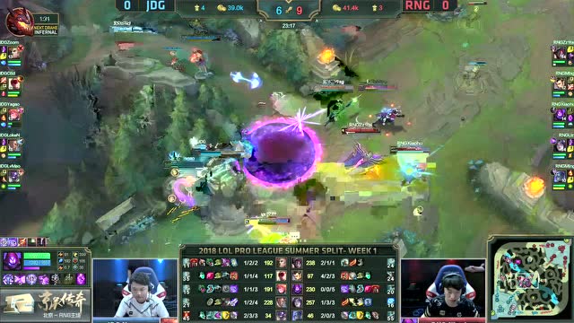 LPL夏季赛比赛视频W1D6 RNG vs JDG 第1场免费观看