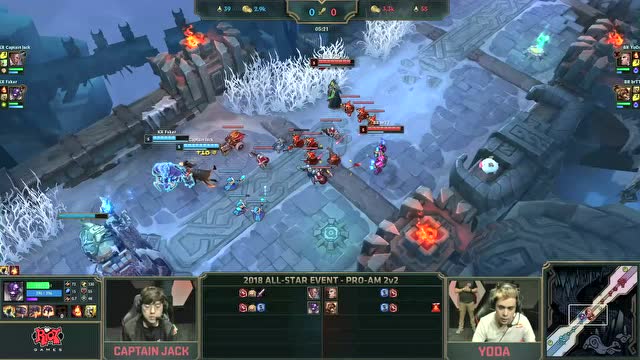2018lol全明星慈善2V2表演赛-CaptainFaker vs YoTT免费观看
