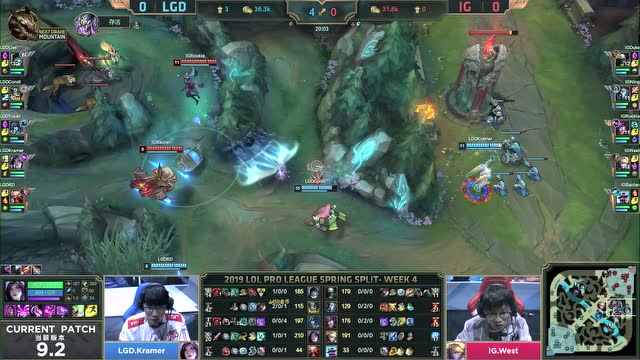 LPL春季赛比赛视频W4D2 IG vs LGD 第1场免费观看