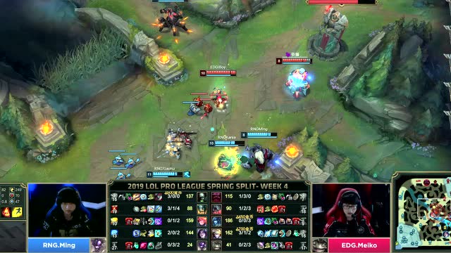 LPL春季赛比赛视频W4D3 RNG vs EDG 第1场免费观看