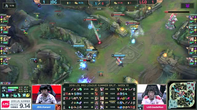 LPL夏季赛比赛视频W10D3 JDG vs LGD 第3场免费观看