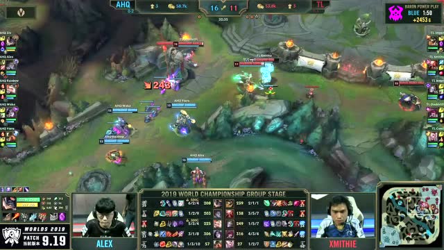 英雄联盟S9小组赛第3日 AHQ vs TL免费观看