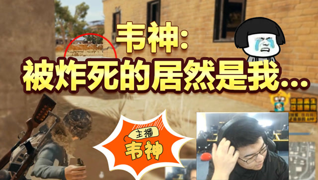 绝地求生搞笑视频：我是韦神啊职业选手啊！怎么被炸死的居然是我免费观看