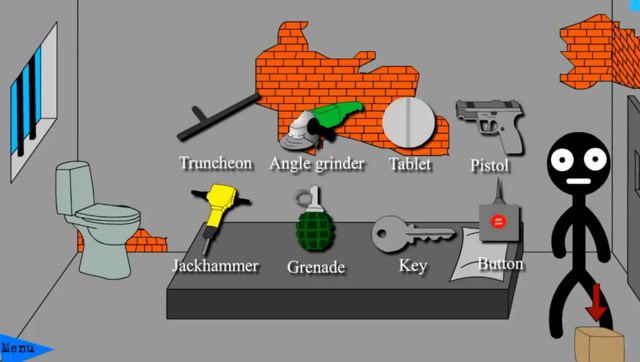 火柴人 如何利用工具成功逃狱 精彩的动画短片免费观看
