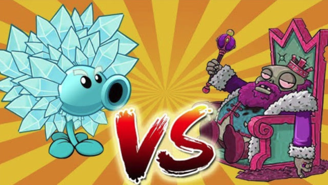 PVZ动画：会喷火的寒冰射手 VS 国王僵族部队免费观看