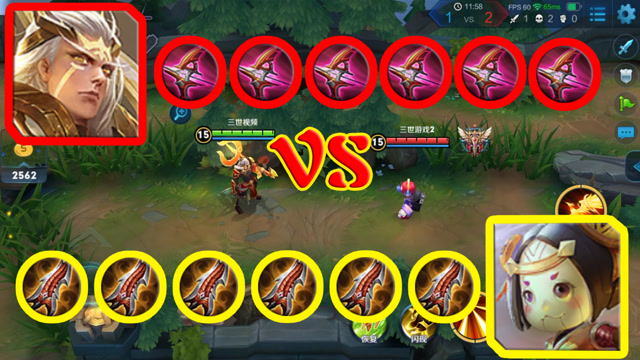 王者荣耀：后羿6破晓VS鲁班6无尽，两大AD必出装的强大对决免费观看