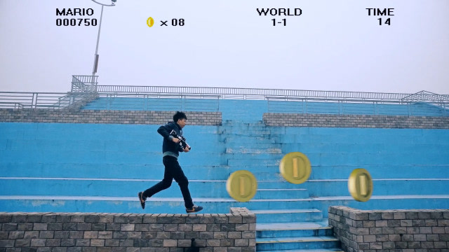 超级玛丽真人版，吃了蘑菇跟开挂一样。免费观看