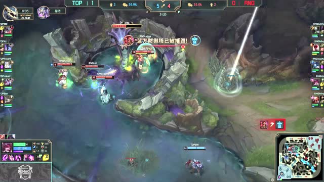 [巅峰时刻]Knight战争罡风抢下RNG大龙 三杀扳回战局免费观看