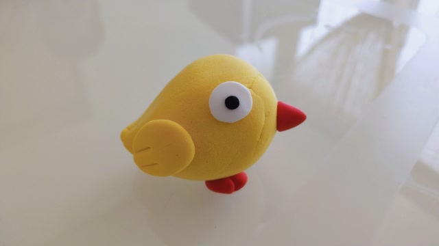手工制作粘土小鸡,超可爱
