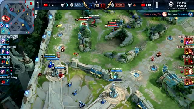 KCC王者荣耀世界冠军杯eStarPro vs Hero久竞3免费观看