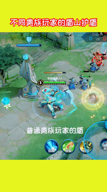 王者荣耀:你见过v8贵族玩家玩盾山的护盾吗！免费观看