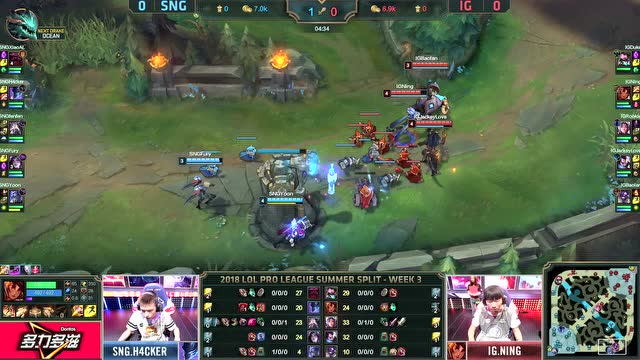 LPL夏季赛比赛视频W3D1 IG vs SNG 第1场免费观看