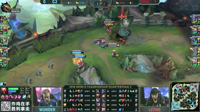 S8淘汰赛比赛视频 RNG vs G2 第2场免费观看