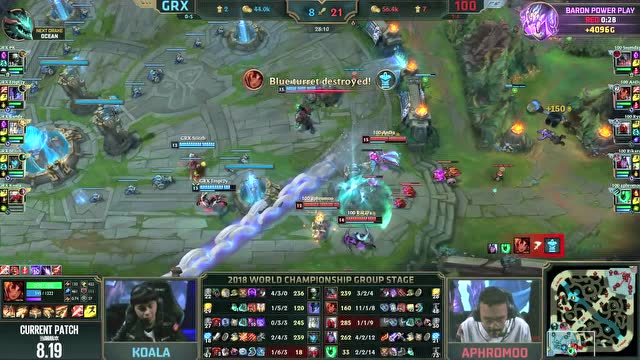 S8小组赛比赛视频Day8 GRX vs 100T免费观看