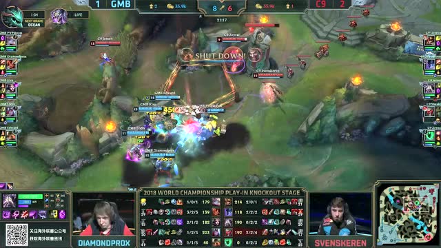 S8入围赛淘汰赛比赛视频 C9 vs GMB 第4场免费观看