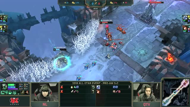 2018lol全明星慈善2V2表演赛-Naple vs QTZ免费观看