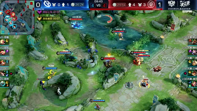 KPL2020春季赛W1D1 LGD大鹅 vs VG 第2场免费观看