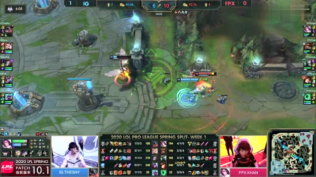 2020LPL春季赛第一周 IG vs FPX 第2场免费观看
