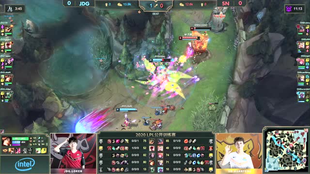 LPL2020公开训练赛第1周第2日 JDG vs SN 第1场免费观看