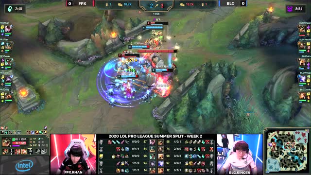 LPL夏季赛W2D5 FPX vs BLG第1场免费观看