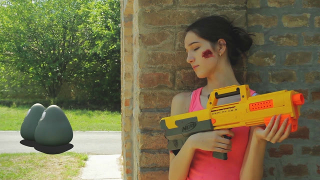 火柴人大作战：真人版 少女大战小怪物，小游戏动画免费观看