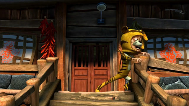 熊出没:光头强扮成老虎来吸引游客