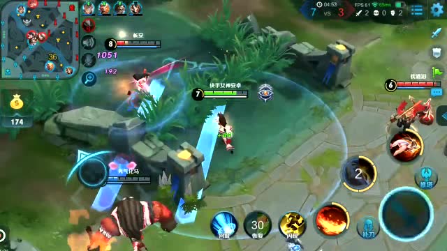 王者荣耀：国服第一火舞王者局极限操作，华丽的技术秀得对面难受免费观看