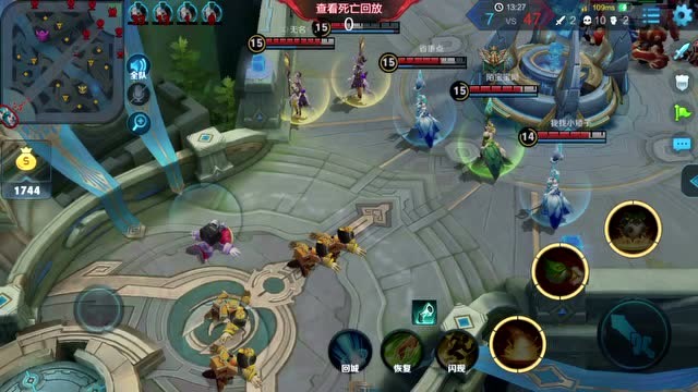 王者荣耀小鲁班：我就想出去打个兵野什么的，真的没想过要拆塔免费观看