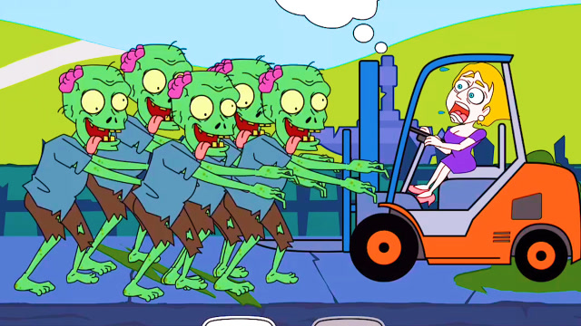 救救小姐姐：小姐姐驾车途中，被一群僵尸包围，我要去解救她免费观看